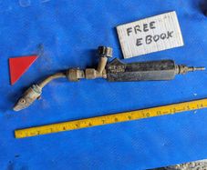 Sievert Propane Torch with flat nozzle.
