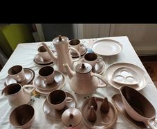 mid century poole pottery dinnerware set