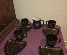 Vintage Cong Ware Co Mayo 9 Piece Tea Set - Book of Kells Design
