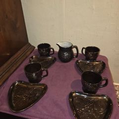Vintage Cong Ware Co Mayo 9 Piece Tea Set - Book of Kells Design