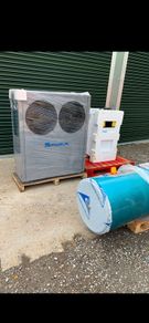 brand-new 16 kW air-source heat pump