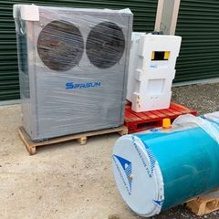 brand-new 16 kW air-source heat pump