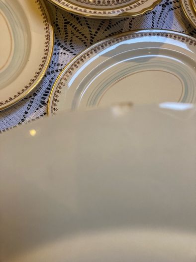 Vintage Gray's pottery dinner set
