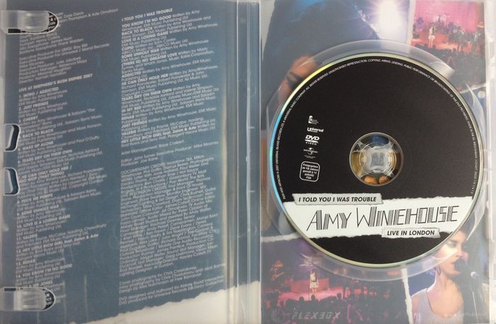 Amy Winehouse [2007] I Told You I Was Trouble (Live In London) [Music 1xDVD]