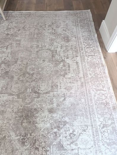 Kukoon washable vintage beige rug Isla