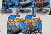 Fiat 500e, Alfa Romeo GTV6, VW T2 Pickup - Collectable Hot wheels