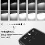 Eye caring Table Lamp,Dimmable Bedside lamp with USB Charging Port, 5 Light Modes x 10 Brightness Levels,Touch Control Image 3