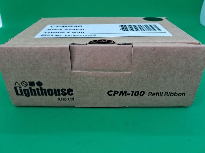 Postage - 2 x NEW Lighthouse CPM-100 Black Ribbon Refill