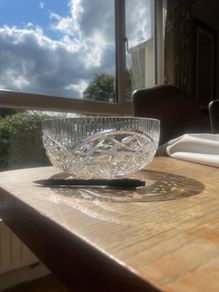 Waterford Crystal Bowl With Etching