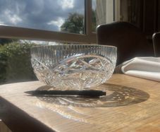 Waterford Crystal Bowl With Etching