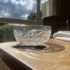 Waterford Crystal Bowl With Etching