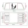 Coleman Valdes 6 Air 2 Person Inner Bedroom Replacement Pod Image 2