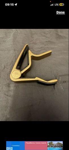 Dunlop Acoustic Trigger Capo Gold electric guitar parts accessories postage