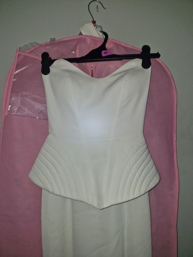 Ivory white Debs dress