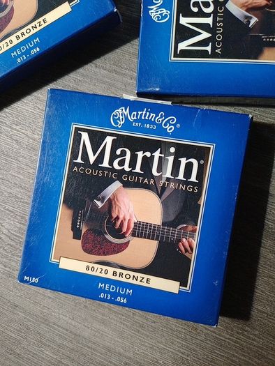 4sets of Martin acoustic guitar strings 13/46 gauge