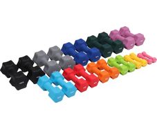 Hit Fitness Neoprene Studio Dumbbells | 0.5kg to 10kg Pack