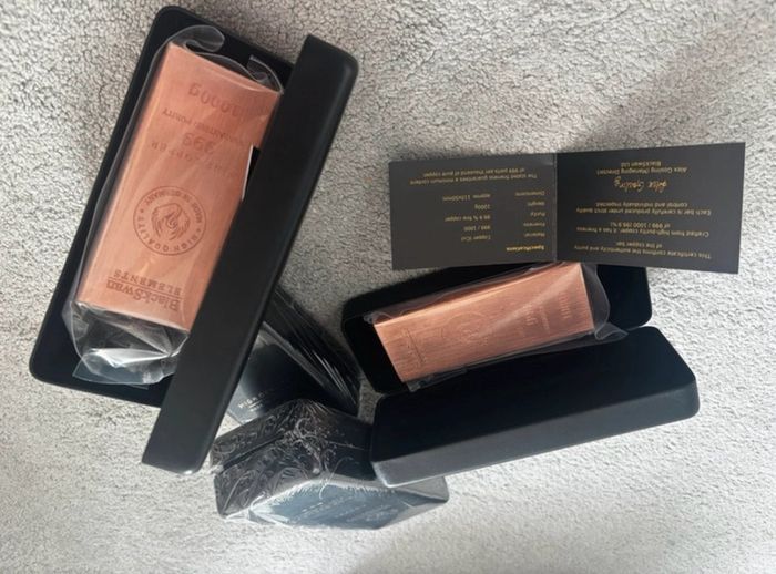 Black Swan 1kg Pure Copper bar. Fine copper bar