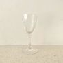 Vintage Noritake Sasaki Bamboo Etched Stem Glass 1950s  MCM Japan Image 2