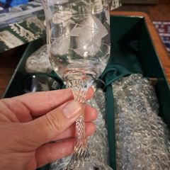 Vintage 6 glasses Eamon Glass Dublin