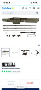 Mitchell GT pro carp & pike set