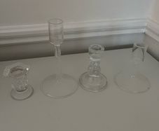 Collection of 31 candle holders for wedding