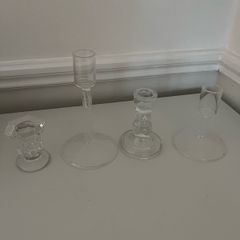 Collection of 31 candle holders for wedding