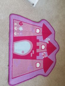 Princess Castle Girls Bedroom Mat