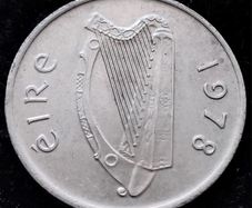 Ireland 1978 | Irish 5p | Five Pence | Bull | KM.22 | High Grade