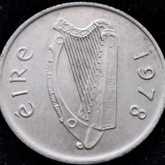 Ireland 1978 | Irish 5p | Five Pence | Bull | KM.22 | High Grade