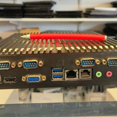 Fanless Industrial Mini PC Intel Core i7-6500U, 8GB, 256GB SSD, Windows 10 Pro RS232 HDMI VGA