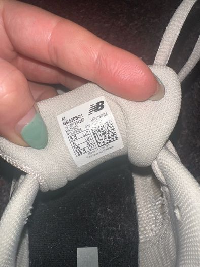 New Balance size 5.
