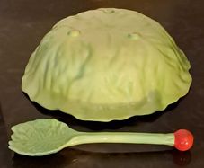 Vintage Carlton Ware Salad Bowl and Salad Server Set.