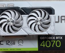 Asus Dual RTX4070 12GB White Graphics Card