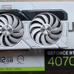 Asus Dual RTX4070 12GB White Graphics Card