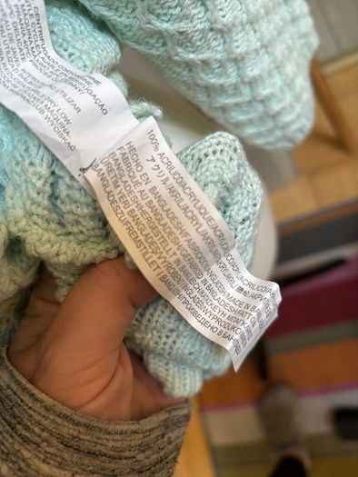 Small duck egg Zara jumper