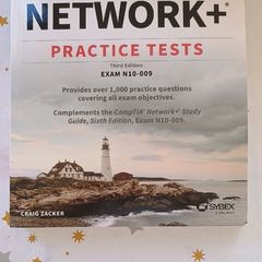 CompTIA Network + practice test book