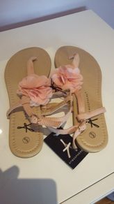 Brand new. Blush pink sandals