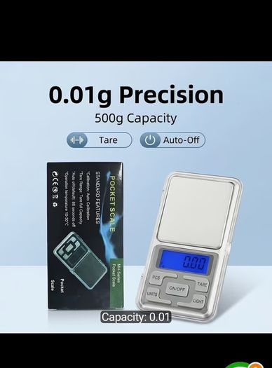 Pocket Scales 0.01 - 500Gm