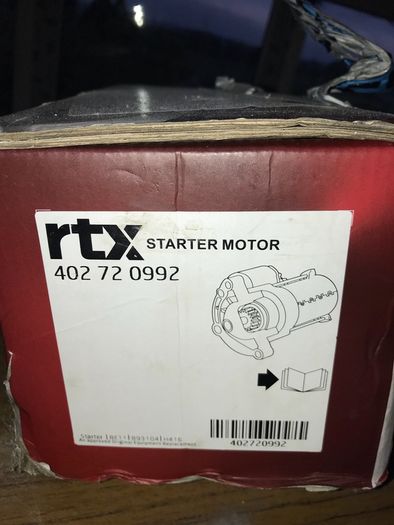 Rtx Vauxhall Vectra starter motor