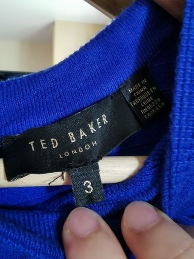 Ted Baker Zaralie Jacquard panel Skater Dress UK 12
