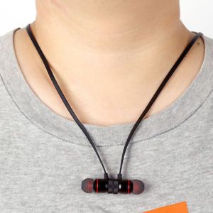 Magnetic Wireless Bluetooth Stereo Earphones Headphones for iPhone Samsung HTC