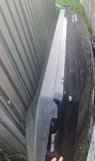 roof box and rails