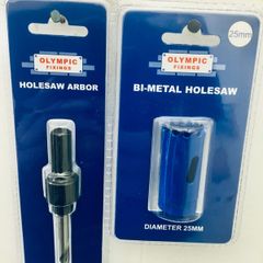 25 mm Hole saw and Arbour Drill bit