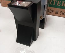 Black decorative wall light 6w