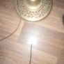 A Beautiful Genuine Old Brass Well Detailed Standard Lamp Image 5