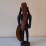 2 Vintage Wooden Handmade African Tridal Figures Image 10