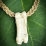 1 Tribal Style Ethically Sourced Bone and Cord Necklace Image 6