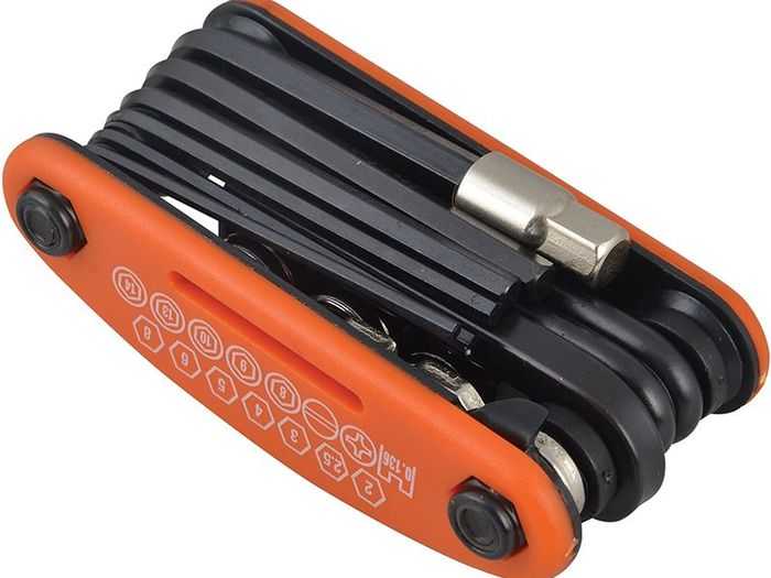 Bicycle Tool Set with 17 Different Tools, Multi-Colour