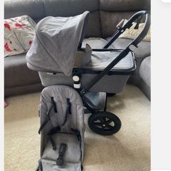 Bugaboo cameleion 3 gray melange pram