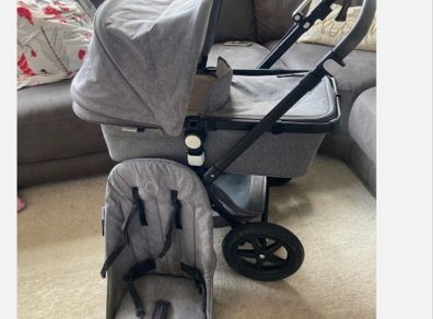 Bugaboo cameleion 3 gray melange pram